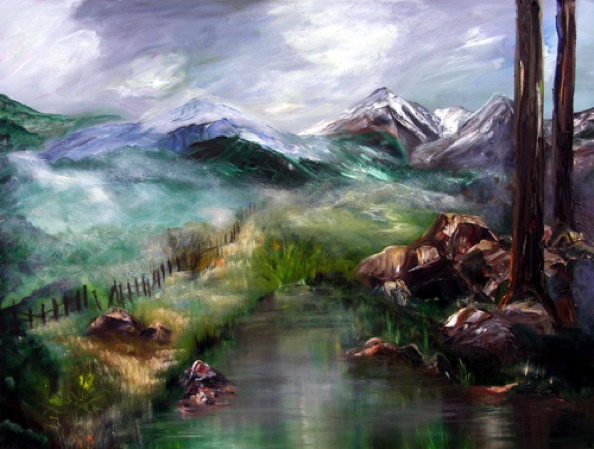 Mist of the Rockies (30"x40")
#0539