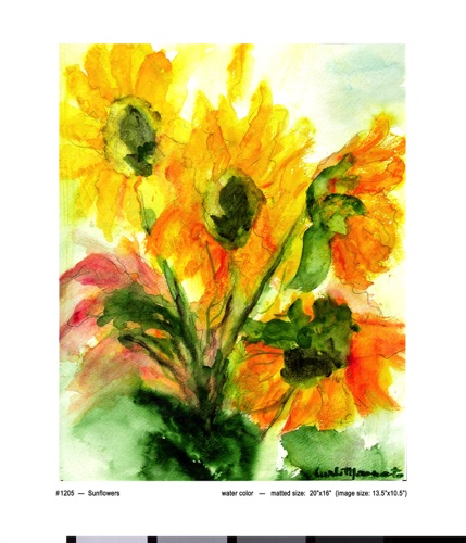 Sunflowers (13.5"x10.5")
#1205