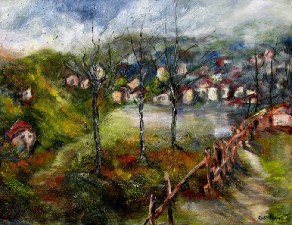 Path to the Village (24"x30")
#1403