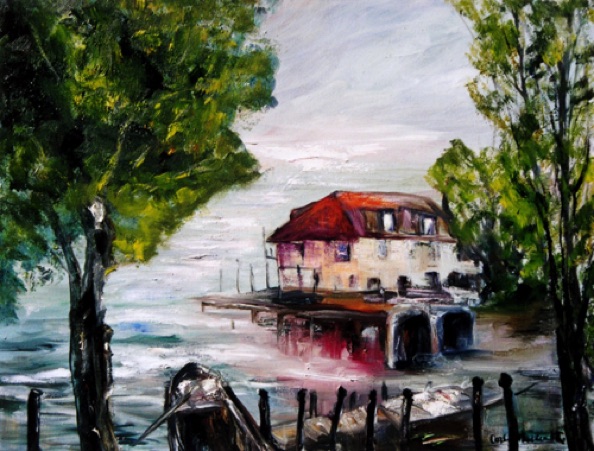 The Boathouse (16"x20")
#0218