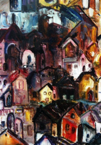 Roofs in Assisi (28"x20")
#8910