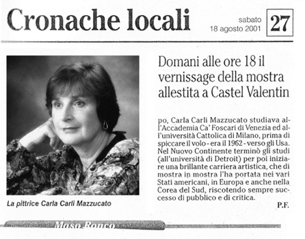 Masso Ronco - Aug 18, 2001