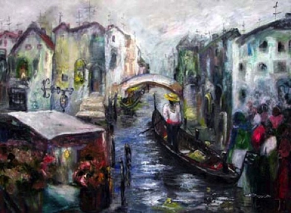 Along the Canal (30"x40")
#0580