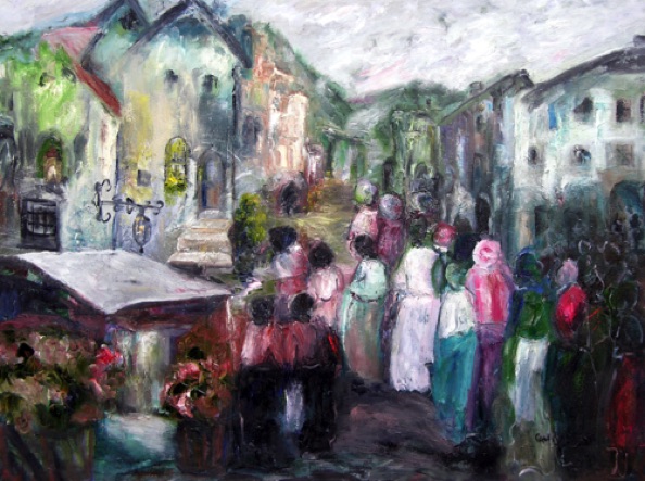 Town Square (30"x40")
#9605