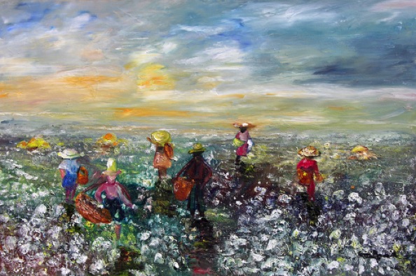 Fields of Cotton (24"x36")
#0513