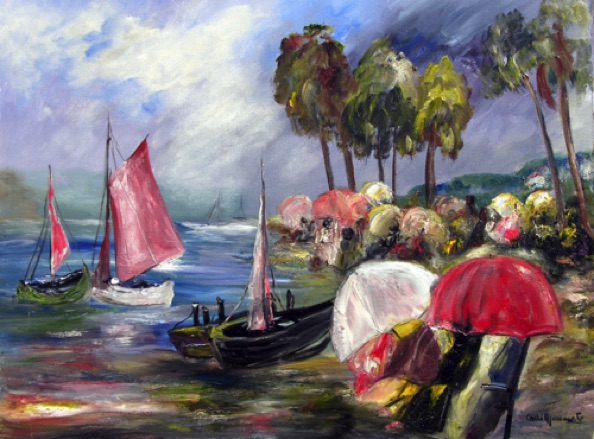 The Red Sail (30"x40")
#0549