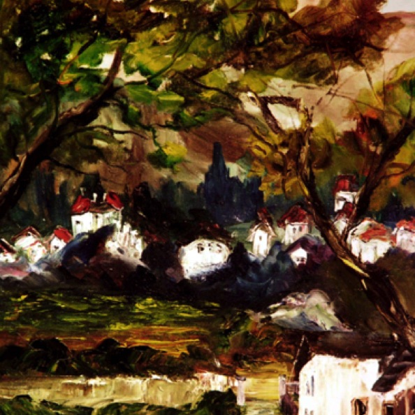 View of Piganò (24"x18")
#0130 View of Piganò (24"x18")
#0130