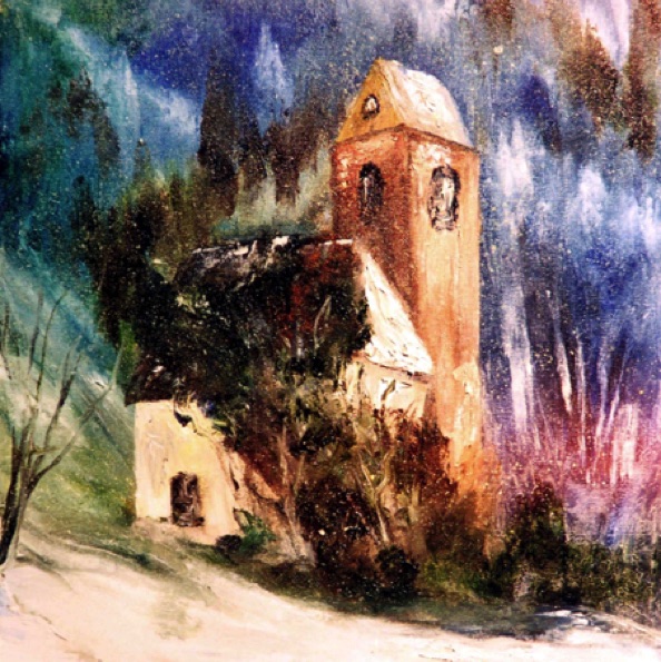 Chapel of St. Sebastian (18"x16")
#0148 Chapel of St. Sebastian (18"x16")
#0148