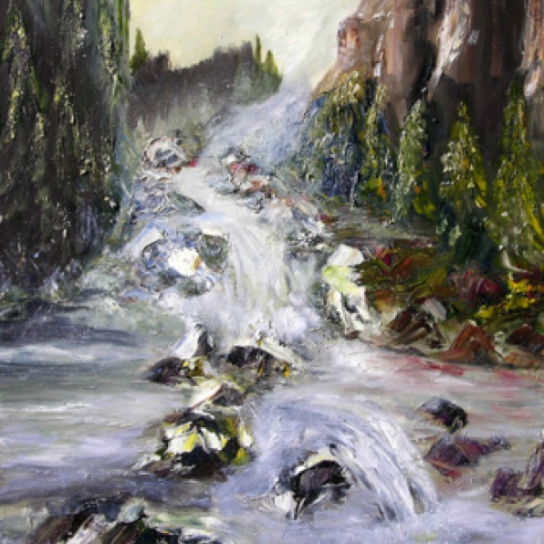Yosemite Waterfall (36x24) Cat # 0540