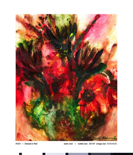 Dressed in Red (13.5"x10.5")
#1201