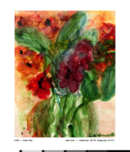 Green Vase (14"x11")
#1204