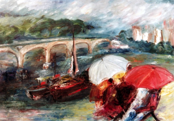 River Barges (24"x30")
#9410