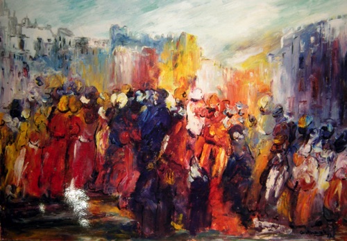 Street Rhythm (12"x16")
#8628