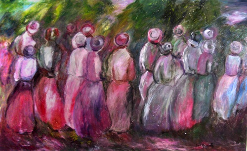 After the Rainbow (48"x72")
#9102