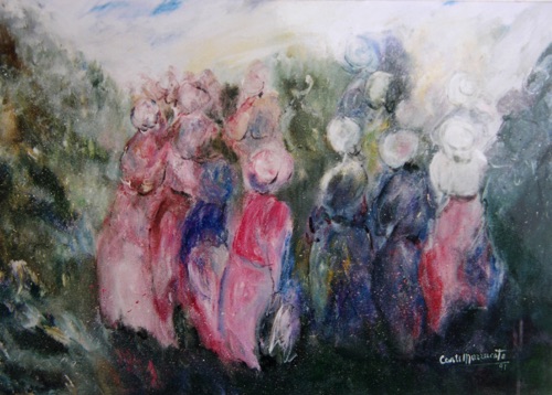 Blue Distance (20"x24")
#9811