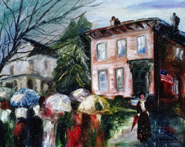 Along the Village Road (16"x20")
#0206