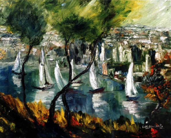 Sails and the City (20"x24")
#0219