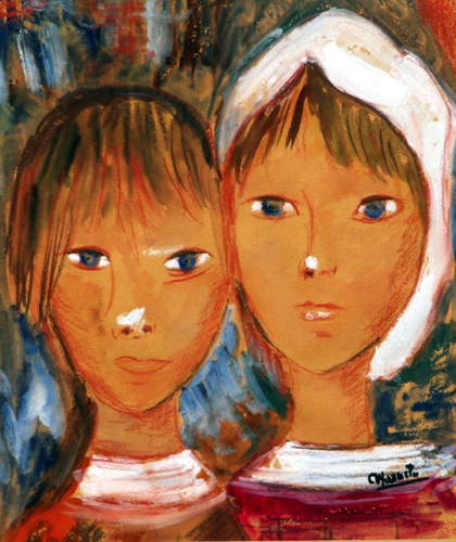 Sisters (13"x11")
#7401