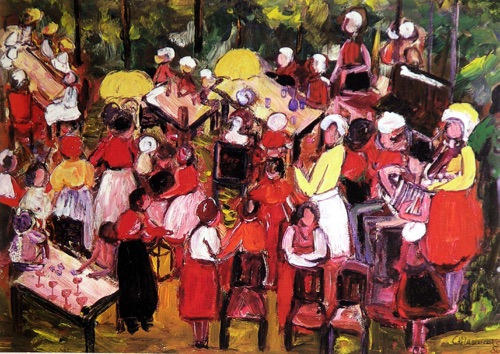 Afternoon in the Orchard (26"x30")
#8723