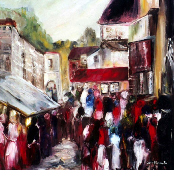 In the Village (24"x24")
#0551