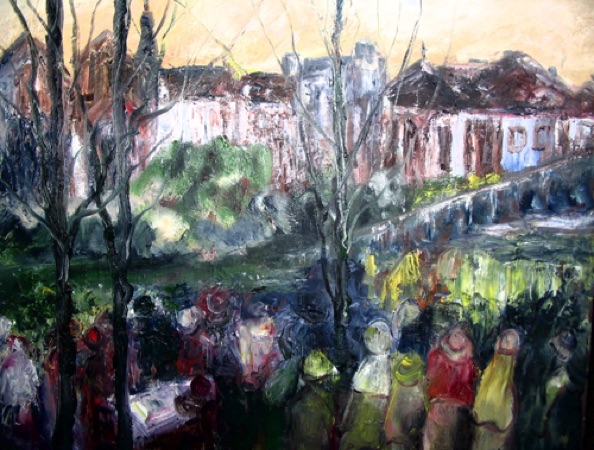 Along the Village Road (16"x20")
#0903