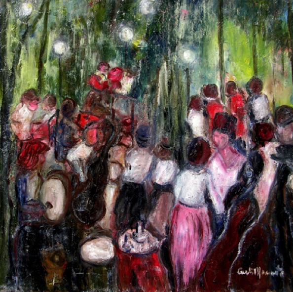 Music at Dusk (20"x20")
#1406