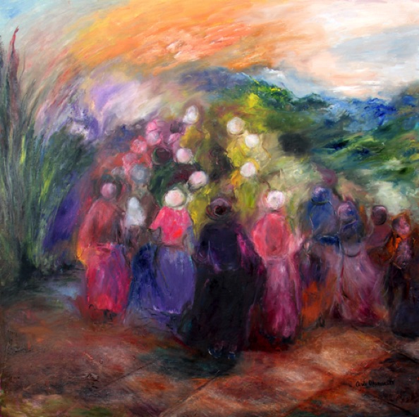 Sundown Dance (40"x40")
#1702