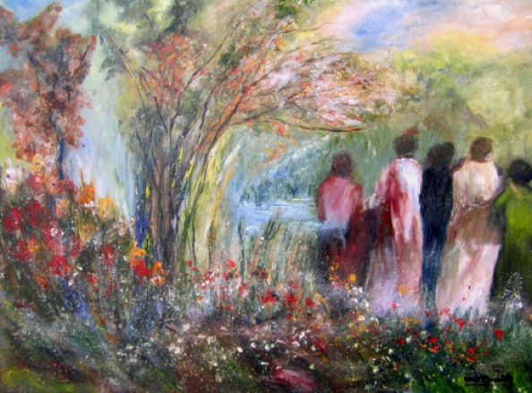 Where Flowers Bloom (36"x48")
#1904