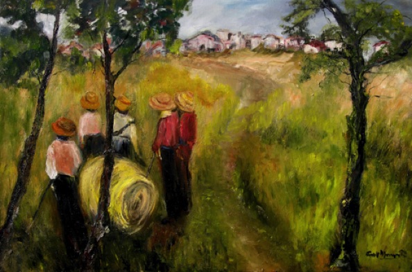 Haying in Tuscany (24"x36")
#0578