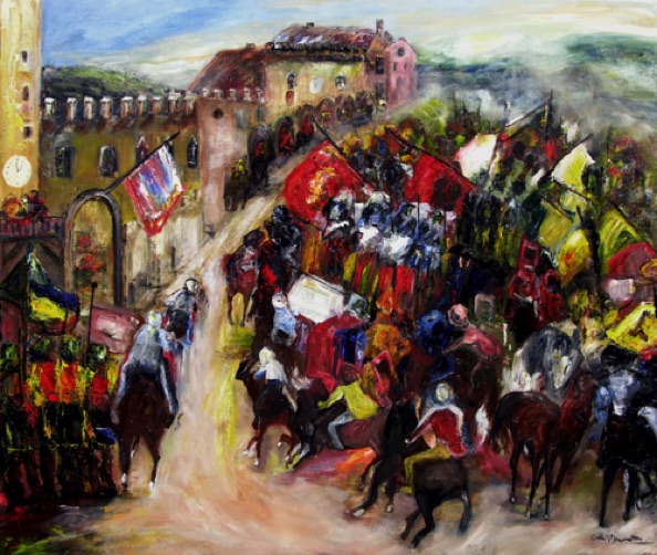 Palio di Siena (40"x48")
#0579
