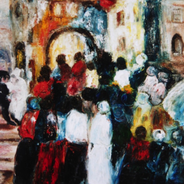 A Day in Venice (A)  (42"x32")
#9501