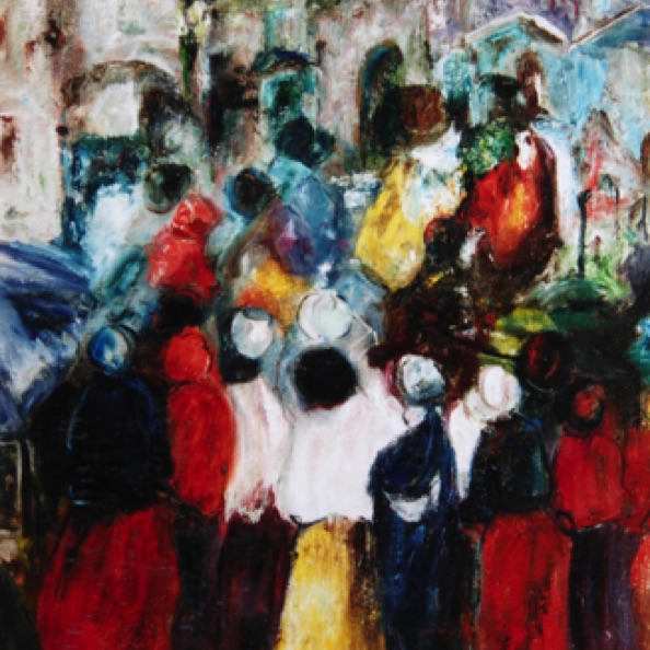 A Day in Venice (B)  (42"x32")
#9502